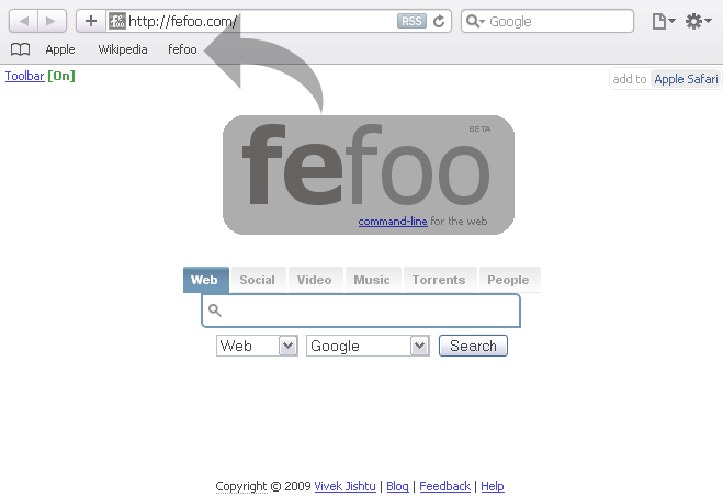 Drag the logo to the bookmarks bar.
